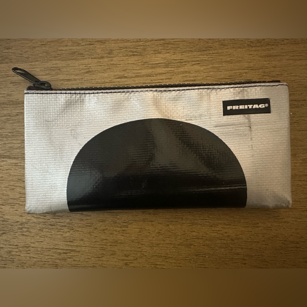 Freitag F06 Serena Black and Silver Small Pouch